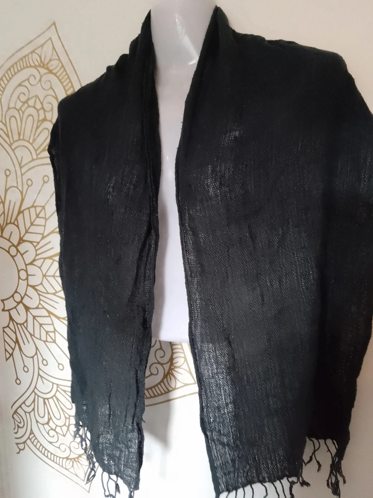 Lenço preto ou lenço de cabelo boêmio – photo 3